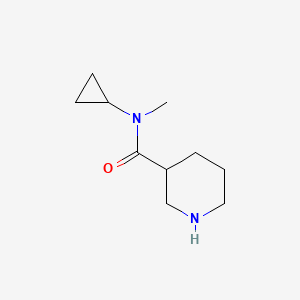 molecular formula C10H18N2O B1386109 N-cyclopropyl-N-methylpiperidine-3-carboxamide CAS No. 1094883-36-9