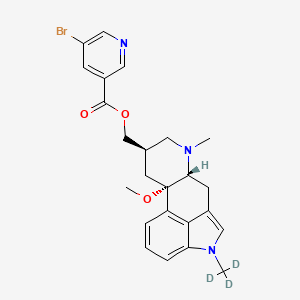 molecular formula C24H26BrN3O3 B13861093 Nicergoline-d3 