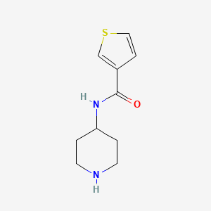 molecular formula C10H14N2OS B1386123 N-piperidin-4-ylthiophene-3-carboxamide CAS No. 1097781-87-7