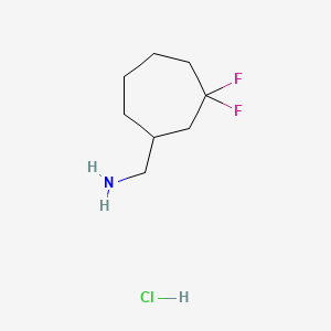 molecular formula C8H16ClF2N B13861266 (3,3-Difluorocycloheptyl)methanamine Hydrochloride 