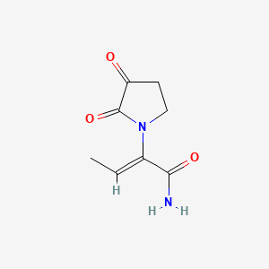 molecular formula C8H10N2O3 B13861297 (Z)-2-(2,3-Dioxo)levetiracetam 