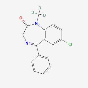 molecular formula C16H13ClN2O B13861322 Diazepam-d3 CAS No. 83056-49-9