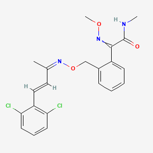 molecular formula C21H21Cl2N3O3 B13861361 Fenaminstrobin (E/Z Mixture) 