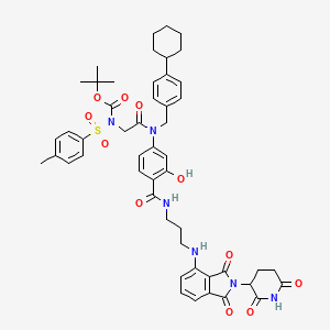 molecular formula C50H56N6O11S B13861364 N-(3-Aminopropyl) Pomalidomide SF-1-088 Amide 