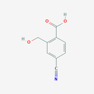 molecular formula C9H7NO3 B13861379 4-Cyano-2-(hydroxymethyl)-benzoic Acid Sodium Salt 