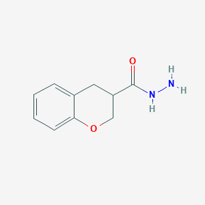 molecular formula C10H12N2O2 B1386138 Chromane-3-carbohydrazide CAS No. 1097790-45-8