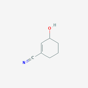 molecular formula C7H9NO B13861396 3-Cyano-2-cyclohexenol 