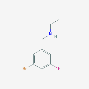 molecular formula C9H11BrFN B1386141 [(3-Bromo-5-fluorophenyl)methyl](ethyl)amine CAS No. 1094484-95-3