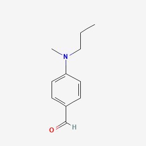 molecular formula C11H15NO B1386143 4-[Methyl(propyl)amino]benzaldehyde CAS No. 1078-18-8