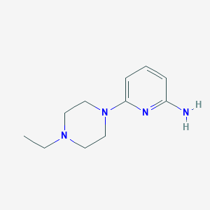 molecular formula C11H18N4 B13861435 6-(4-Ethylpiperazin-1-yl)pyridin-2-amine 