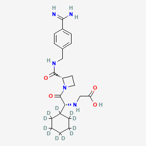 molecular formula C22H31N5O4 B13861437 Melagatran-d11 