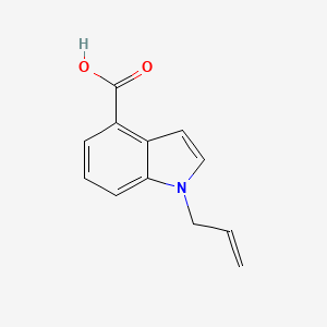 molecular formula C12H11NO2 B1386147 1-(Prop-2-en-1-yl)-1H-indole-4-carboxylic acid CAS No. 1096815-22-3