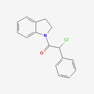 molecular formula C16H14ClNO B1386156 1-[Chloro(phenyl)acetyl]indoline CAS No. 1094501-18-4