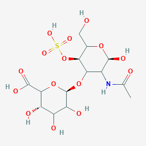 molecular formula C14H23NO15S B13861579 Sodium chondroitin sulfate A 