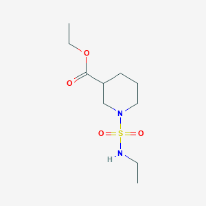 molecular formula C10H20N2O4S B1386158 ethyl 1-(N-ethylsulfamoyl)piperidine-3-carboxylate CAS No. 1094467-38-5