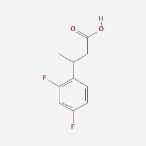 molecular formula C10H10F2O2 B1386159 3-(2,4-Difluorophenyl)butanoic acid CAS No. 1042815-69-9