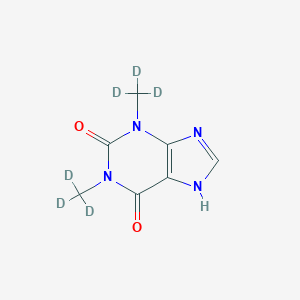 molecular formula C7H8N4O2 B138616 8-Chlorotheophylline-d6 CAS No. 117490-39-8