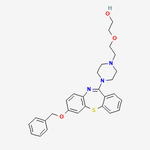 molecular formula C28H31N3O3S B13861689 7-Benzyloxy Quetiapine 