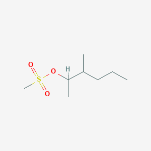 molecular formula C8H18O3S B13861707 3-Methylhexan-2-yl Methanesulfonate 