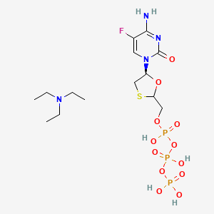 molecular formula C14H28FN4O12P3S B13861759 Emtricitabine Triphosphate Triethylammonium Salt 