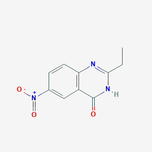 molecular formula C10H9N3O3 B13861798 2-ethyl-6-nitroquinazolin-4(3H)-one 