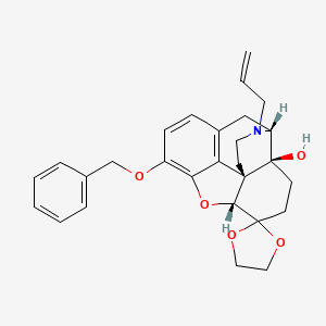 molecular formula C28H31NO5 B13861817 9'-(Benzyloxy) Naloxone 