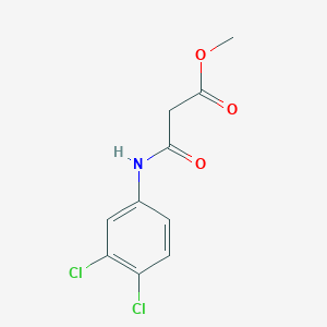 molecular formula C10H9Cl2NO3 B13861848 N-(3,4-Dichlorophenyl)malonamic acid methyl ester 