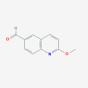 molecular formula C11H9NO2 B13861889 2-methoxy-6-Quinolinecarboxaldehyde 
