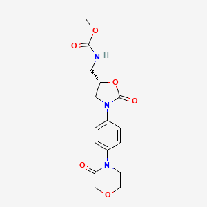molecular formula C16H19N3O6 B13861913 Des(5-chloro-2-carboxythienyl) Methoxycarbonyl Rivaroxaban 