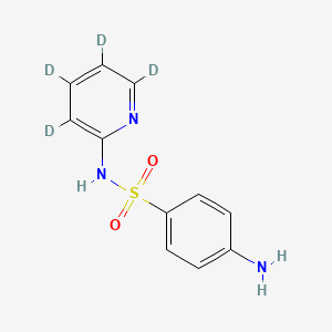 molecular formula C11H11N3O2S B13861947 Sulfapyridine D4 