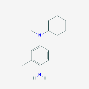 molecular formula C14H22N2 B1386199 N1-Cyclohexyl-N1,3-dimethylbenzene-1,4-diamine CAS No. 1155005-14-3
