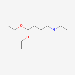 molecular formula C11H25NO2 B13862027 4-(Ethylmethylamino)butanal Diethyl Acetal 