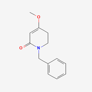 molecular formula C13H15NO2 B13862033 1-Benzyl-4-methoxy-2,3-dihydropyridin-6-one 