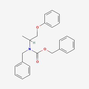 molecular formula C24H25NO3 B13862089 Benzyl Benzyl(1-phenoxypropan-2-yl)carbamate 