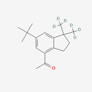 molecular formula C17H24O B13862186 Celestolide-d6 (major) 