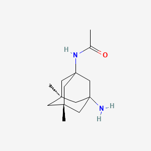 molecular formula C14H24N2O B13862238 3-Amino-N-acetyl Memantine 