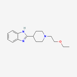 molecular formula C16H23N3O B13862259 2-(1-(2-Ethoxyethyl)piperidin-4-yl)-1H-benzo[d]imidazole 
