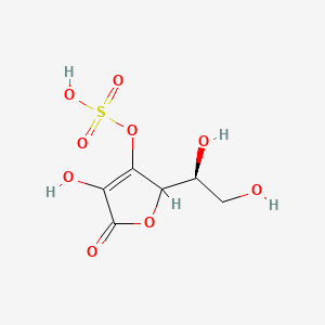molecular formula C6H8O9S B13862311 [2-[(1S)-1,2-dihydroxyethyl]-4-hydroxy-5-oxo-2H-furan-3-yl] hydrogen sulfate 