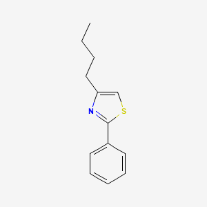 molecular formula C13H15NS B13862317 4-Butyl-2-phenyl-1,3-thiazole 