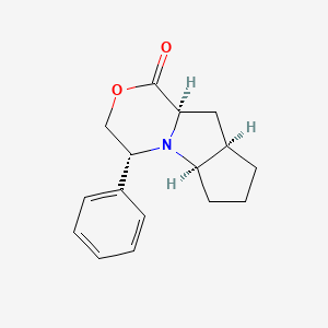 molecular formula C16H19NO2 B13862329 (2R,6R,8R,12R)-12-phenyl-10-oxa-1-azatricyclo[6.4.0.02,6]dodecan-9-one 