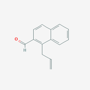 molecular formula C14H12O B13862335 1-Prop-2-enylnaphthalene-2-carbaldehyde 