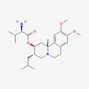 molecular formula C24H38N2O4 B13862362 (2S,3S,11bR)-Dihydrotetrabenazine D-Val 