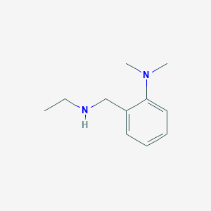 molecular formula C11H18N2 B1386239 2-[(ethylamino)methyl]-N,N-dimethylaniline CAS No. 1095231-83-6