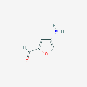 molecular formula C5H5NO2 B13862392 2-Furancarboxaldehyde, 4-amino- CAS No. 57500-48-8