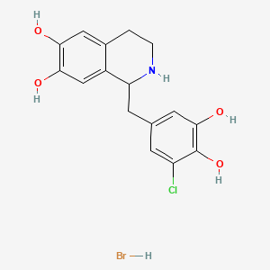 molecular formula C16H17BrClNO4 B13862419 5'-Chloro-norlaudanosoline 