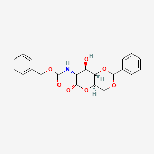 molecular formula C22H25NO7 B13862489 Methyl 4,6-O-Benzylidene-2-benzyloxycarbonylamino-2-deoxy-alpha-D-glucopyranoside 