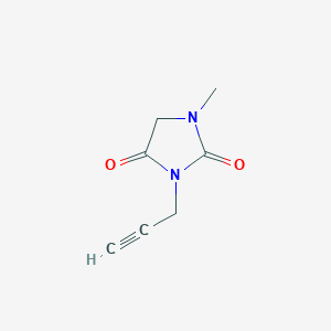molecular formula C7H8N2O2 B13862509 1-Methyl-3-prop-2-ynylimidazolidine-2,4-dione 