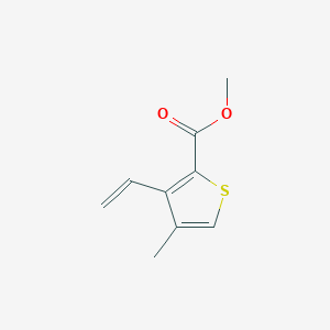 molecular formula C9H10O2S B13862522 Methyl 3-ethenyl-4-methylthiophene-2-carboxylate 