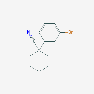 1-(3-Bromophenyl)cyclohexanecarbonitrile