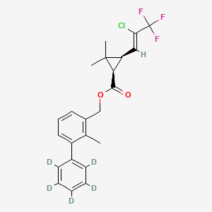 molecular formula C23H22ClF3O2 B13862539 (rac-cis)-Z-Bifenthrin-d5 